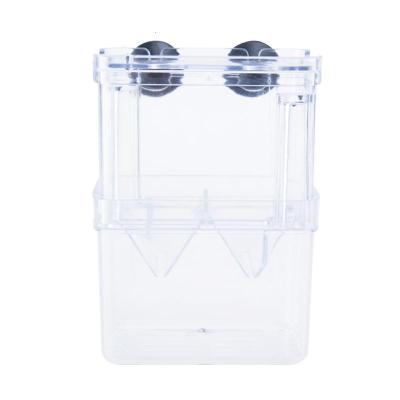 鱼缸幼鱼孵化盒吸盘水族箱斗鱼盒隔离幼鱼双层亚克力繁殖盒