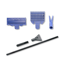 鱼缸刷子水族箱清洁工具长柄鱼缸玻璃擦5合1清洗鱼缸清洁刷玻璃刷