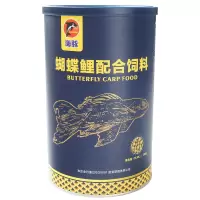 蝴蝶鲤专用饲料白金龙凤蝴蝶锦鲤鱼粮小颗粒观赏鱼食增体增白