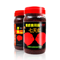 鱼食血红鹦鹉鱼料金鱼饲料增红增色小颗粒专用粮罗汉热带观赏鱼粮