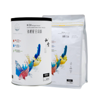 锦鲤饲料观赏鱼饲料 锦鲤鱼食专用饲料金鱼饲料大小颗粒上浮增色