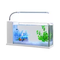 鱼缸水族箱小型玻璃桌面迷你小鱼缸生态创意造景中型金鱼缸长方形