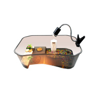 乌龟缸带晒台养龟盆巴西龟缸水陆养龟专用缸乌龟别墅家用塑料龟缸