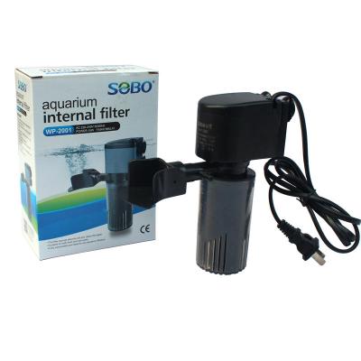 三合一内置过滤器 小型鱼缸水族箱过滤增氧冲浪器 15W