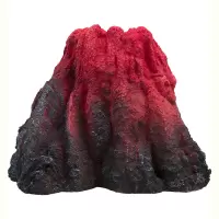鱼缸里的装饰品小摆件造景增氧气泵套餐大小号仿真假火山树脂石头