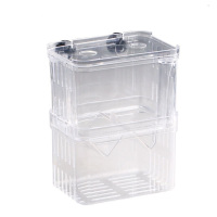 幼鱼孵化盒孔雀鱼繁殖器隔离盒双层自浮式鱼苗盒斗鱼盒繁殖盒