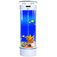 鱼缸客厅小型圆柱亚克力水族箱家用生态免换水立式智能落地金鱼缸