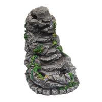 流水器爬虫加湿器蜥蜴变色龙流水器盆造景假山瀑布自动饮水器
