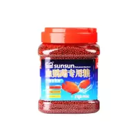 血鹦鹉增红饲料发财鱼金鱼热带鱼小颗粒型鱼食观赏鱼增色鱼粮