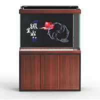 超白玻璃大鱼缸底过滤龙鱼缸生态客厅水族箱免换水金鱼缸