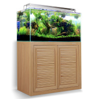 超白玻璃大型鱼缸 生态客厅水族箱海水缸水缸中型金鱼缸