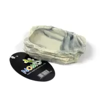爬虫乌龟水盆食盆陆龟蜥蜴守宫角蛙蜘蛛龟箱仿真岩石盆食盘水盘