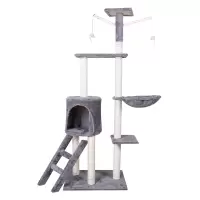 猫爬架墙架子猫窝一体猫树猫咪玩具跳台猫抓爬柱剑麻大型别墅猫塔