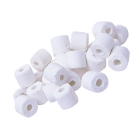 鱼缸过滤净水材料呼吸生物环水族箱滤材白多孔生化环玻璃环陶瓷环