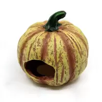 鱼缸造景蔬菜装饰海绵宝宝公仔水族箱卡通树脂摆件鱼虾南瓜躲避屋