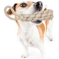 宠物狗狗玩具咬绳耐咬磨牙绳结斗牛柯基巴哥金毛磨牙棒训练用品