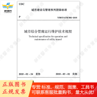 城市综合管廊运行维护技术规程 T/BSTAUM 002-2018