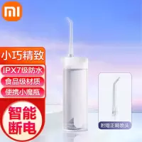 [官方旗舰店]小米 米家便携式冲牙器家用充电式洗牙器出行便携式洁牙器附正畸喷嘴可全身水洗 米家便携式冲牙器 象牙白