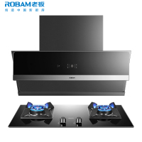 [变频新品]老板(ROBAM)烟灶套餐两件套侧吸触控式挥手智控24立方抽油烟机+4.5kW灶具套装28X5S+36B5X