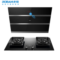 老板(ROBAM)油烟机烟灶套餐两件套 侧吸式触控式一键爆炒20立方抽油烟机+5.2kW燃气灶具套装27N0+57B5X