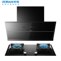 [变频]老板(ROBAM)抽油烟机烟灶套餐两件套侧吸式触控式挥手爆炒25立方+5.2kW灶具套装28X6ST+57B8A