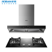 [变频]老板(ROBAM)烟灶套餐两件套 欧式触控式挥手智控25立方抽油烟机4.5kW灶具厨电套装65D3S+32B7D