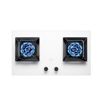 [盐系G1]老板(ROBAM) 燃气灶 5.2kW燃气灶 燃气灶嵌入式抗污易清洁熄火保护燃气灶57BA-G1(白色)