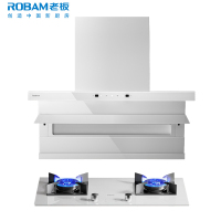 老板(ROBAM)油烟机烟灶套餐两件套顶侧双吸触控式挥手智控26立方5.0灶具厨电套装27A16-D1P+37B8XW