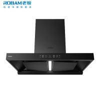老板(Robam)变频[双子星E1]抽油烟机欧式顶吸烟灶联动双腔28大吸力吸油烟机灶易清洁66X1-E1 [单烟机]