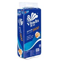 维达卷纸140克*10卷超市同款 蓝色经典家用空芯4层卷筒卫生纸厕纸巾