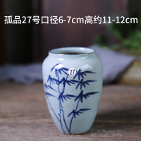 创意陶瓷花盆手绘古达复古做旧多肉植物花盆家居 孤品27号 小