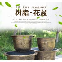 花盆树脂加厚仿陶瓷铁树大花盆 古达果树阳台庭院种树花盆 90口径(外径95cm高度50cm) 有孔