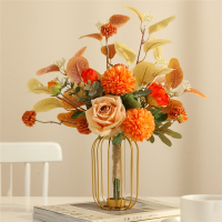 轻奢仿真花假花古达客厅玫瑰花卉向日葵花束花艺摆件干花餐桌花装饰摆设