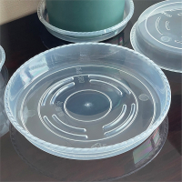 圆形花盆托盘底古达座加厚透明树脂塑料特大号陶瓷多肉透气沥水接水盆