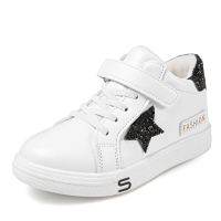 迪鲁奥(DILUAO)儿童小白鞋2021秋季新款女童鞋子棉鞋板鞋中大童加绒百搭运动鞋潮