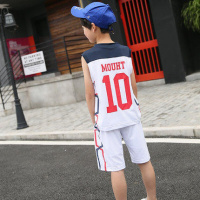 迪鲁奥(DILUAO)夏季男童套装速干衣中大童夏装男孩无袖背心儿童潮篮球服