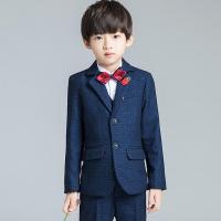 迪鲁奥(DILUAO)儿童西装套装男小西服男孩中大童花童礼服男童钢琴演出服帅气英伦