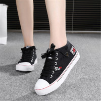 迪鲁奥（DILUAO)小学生女孩春秋儿童10中大童11女大童鞋12布鞋13帆布鞋14板鞋15岁【夏】