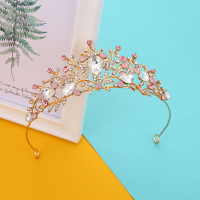 迪鲁奥(DILUAO)授权店铺 儿童皇冠头饰儿童皇冠头饰公主王冠生日女童王冠水晶箍礼钢琴表演饰品女公主梦