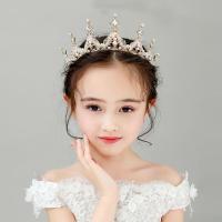 迪鲁奥（DILUAO)授权店铺 儿童皇冠头饰儿童皇冠头饰公主女童生日水晶王冠小孩演出派对小朋友苏菲亚饰公主梦 图片色