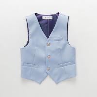 迪鲁奥(DILUAO)儿童礼服男英伦甲花童钢琴背心坎肩夏款薄款男童表演童装夏