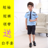 迪鲁奥(DILUAO)儿童警察服演出服小衣服特种兵套装黑猫警长表演服装