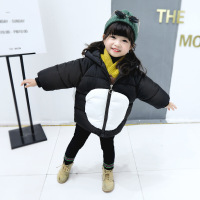 迪鲁奥(DILUAO)抖音同款独兽会动的小翅膀棉服女童羽绒棉冬装外套大人儿童冬装