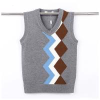 迪鲁奥（DILUAO)新款中大童马甲男童时尚韩版学生毛衣儿童羊毛衫羊绒衫