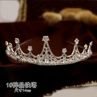 迪鲁奥（DILUAO)皇冠头饰儿童饰公主箍女孩卡女童水钻头箍梳王冠演出生日