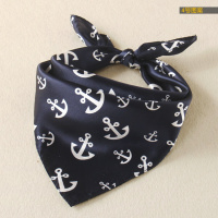 迪鲁奥(DILUAO)秋冬季男童围巾宝宝丝巾婴儿三角巾儿童丝巾卡通小方巾