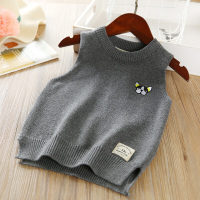 迪鲁奥(DILUAO)小孩子的衣服女童马甲毛衣儿童针织马甲男童女童棉线秋冬女大童棉w