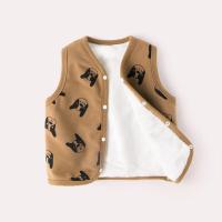 迪鲁奥(DILUAO)小孩子的衣服婴儿马甲春秋季儿保暖坎肩男童小秋冬女宝宝秋装针织马夹w