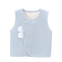 迪鲁奥（DILUAO)2021新款宝宝马甲加绒秋冬保暖婴儿内穿春秋女男冬一岁两童