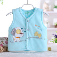 迪鲁奥(DILUAO)婴儿马甲秋冬男女童宝宝保暖加厚马夹儿纯棉bb坎肩上衣服